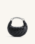 Bolso negra bandolera trenzada