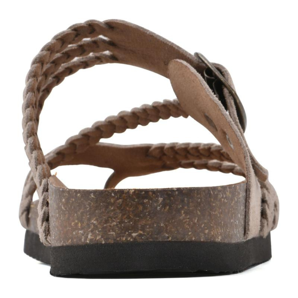 Sandalias anatómicas de corcho trenzado