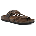 Sandalias anatómicas de corcho trenzado