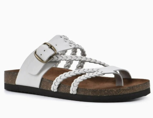 Sandalias anatómicas de corcho trenzado