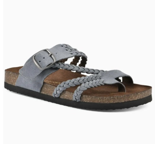 Sandalias anatómicas de corcho trenzado